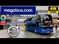 Megabus m11 glasgow to manchester airport via carlisle lancaster plaxton panorama volvob11rlet