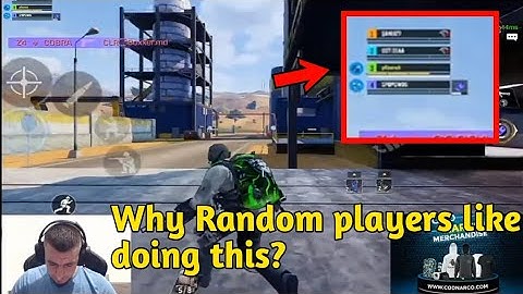 CoD Narco again playing with Random players |  Why Random players like doing this?