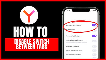 How to disable switch between tabs on Yandex Browser