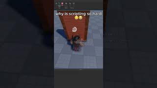 why is scripting so hard 👹😭 #roblox #shorts