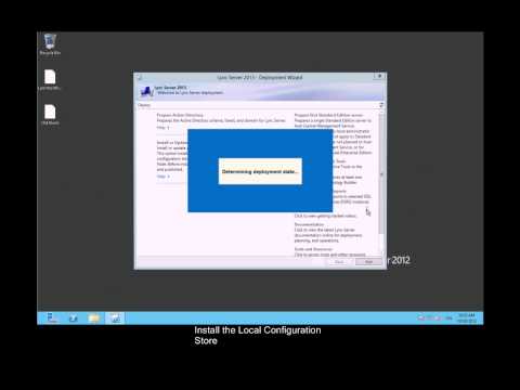 Lync 2013 RTM : Frontend and Edge Installation - Setup - Us-En With Subtitles