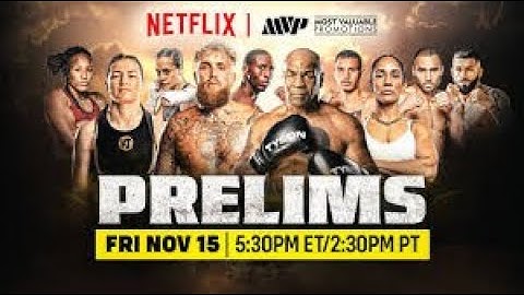 🔴MVP Prelims: Paul vs. Tyson | Taylor vs. Serrano 🔴