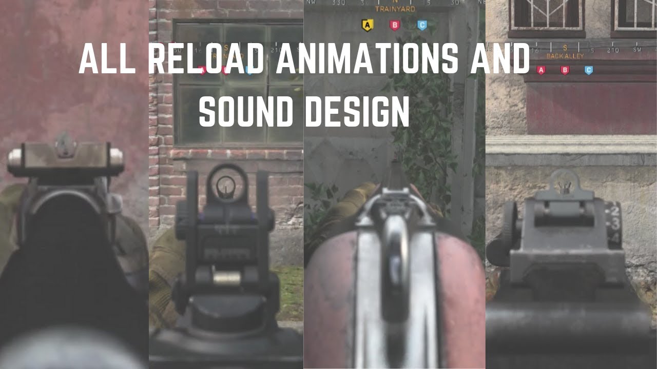 All Weapons Reload Animations And Gun Sound Designs In Modern Warfare ...