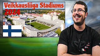 A Glimpse into Finnish Football! 🇮🇹 Reacts to Veikkausliiga Stadiums