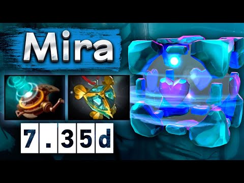 Видео: Мира на Виспе с Марси в команде! - Mira IO 7.35 DOTA 2