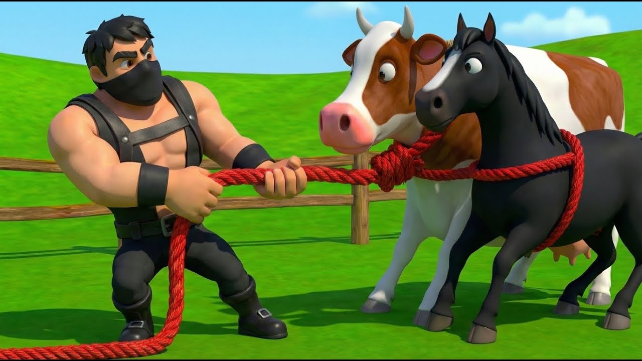 Thief in Old MacDonald’s Farm 😱 | Every Animal Is Gone! | Police Save the Farm 🚓