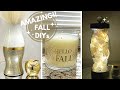 AMAZING FALL DIYs Using $2 Glass || Creative Ways To Decorate On A Budget