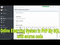 Online elearning system in php my sql with source code