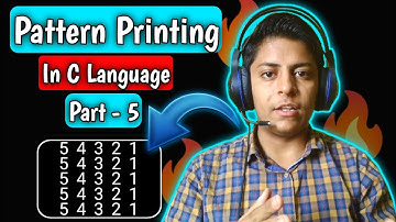 Pattern Printing Tutorial || C language || Part - 5 ( Logic Building )