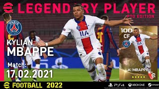 New 100 Rated Legendary Mbappe??| Trailer• eFootball22 mobile/pc