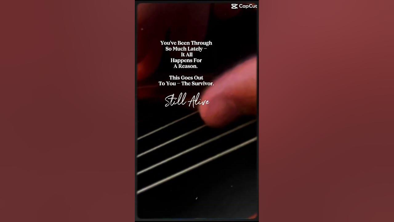 Still Alive - despite the circumstances - dedicated to the survivors (Pearl Jam  Unplugged Short)