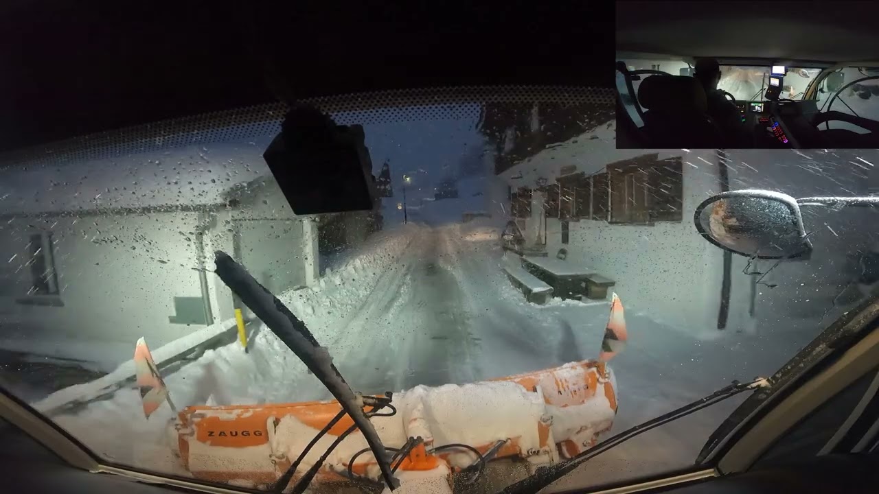 ❄️Winterdienst❄️Schneeräumung vom 02.02.22🌨️Schiltrac Swisstrans🚍🌨️