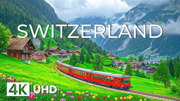 Switzerland 4K | Unreal Alpine Views of Jungfrau, Matterhorn & Peaceful Swiss Countryside