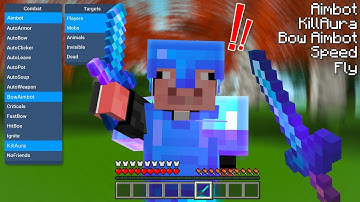 I found a NEW Minecraft Bedrock hacked client!