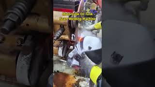 This is a motorcycle fuel tank seam welder. Motorcycle Oil Tank Seam Welding Machine, Seam Welder