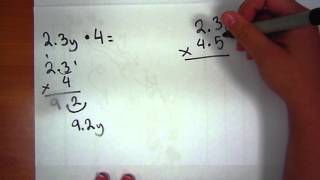 Math-Up! Multiplying Decimals with Variables