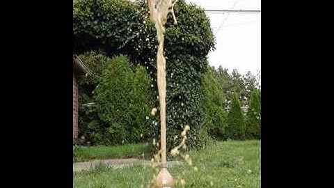 Mentos & Diet Coke Fountain (Slow-Motion Videos)