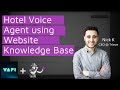 Build a Hotel Voice Agent Using Trieve and Vapi