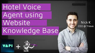 Build a Hotel Voice Agent Using Trieve and Vapi