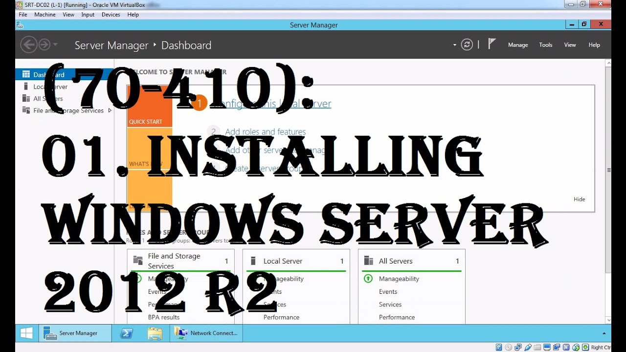 Microsoft Windows Server 2012 R2 (70-410): 01 Installing Windows Server 2012 R2