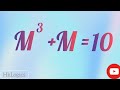 A tricky math question solution | Easy &amp; Tricky Solution | Find M = ? 