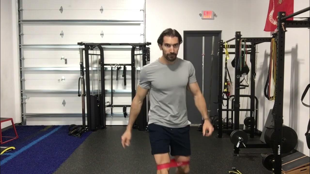Squats with hip flexion and abduction YouTube