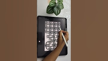 286 -Geometric Pattern Procreate Brush #procreatebrushes #procreatedigitalart #procreate #satisfying