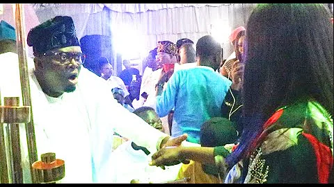 See How Faithia Balogun,Mide Martin Welcome Muyiwa Ademola, To Yoruba Actress Olayinka's Wedding