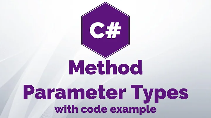 C# Method Parameters