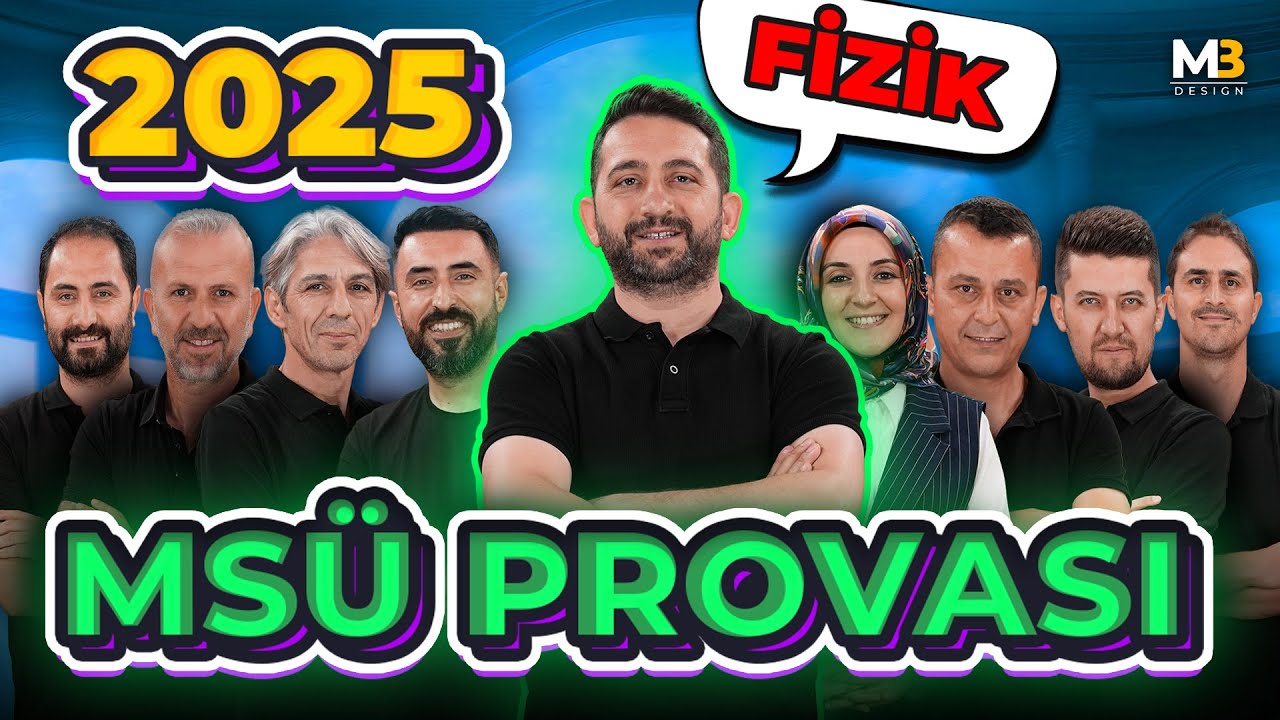 MSÜ 2025 Fizik Provası 🎯| Sınavdan Önce Mutlaka Çöz!