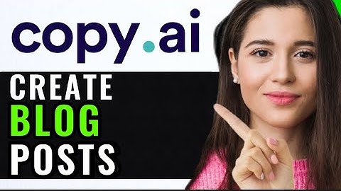 HOW TO CREATE BLOG POSTS USING COPY.AI! (EASY GUIDE)