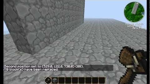 Minecraft: Worldedit Block Changing Tutorial
