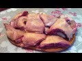 Как Разделать Гуся на Кусочки для Тушения (Очень Быстро и Просто) / Goose Butchering / Разделка Гуся