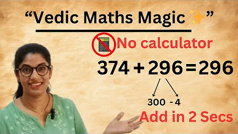 “Super Fast Addition Trick! ⚡ Vedic Maths trick for 2 & 3 Digit Numbers”