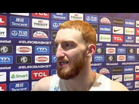 Nico Mannion reacts to Italy's comeback win over Croatia