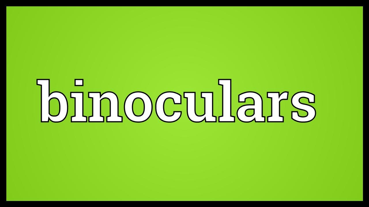 Binocular Meaning In English and Urdu and it's Pronunciation