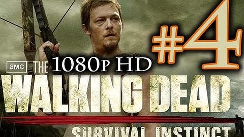 The Walking Dead Survival Instinct Walkthrough Part 4 [1080p HD] NO Commentary - Hunting!