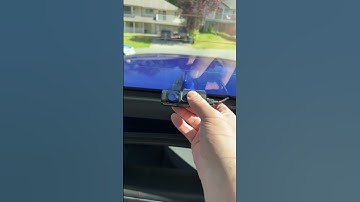 How to mount a rear dash camera