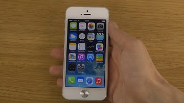 iPhone 5 New iOS 7 Final Public First Look & Setup