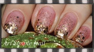 Маникюр на Рождество. Градиентный маникюр блестками | Nail Art for Christmas. Gradient Nail Art Маникюр на Рождество. Градиентный маникюр блестками | Nail Art for Christmas. Gradient Nail Art