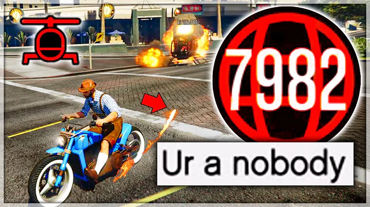 Ragebaiting a Level 7982 Griefer on My Deathbike!! (1 BILLION KD)