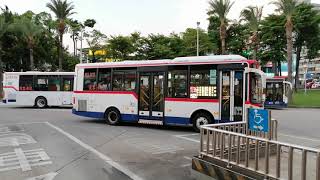 淡水客運 2019 KINGLONG KL6850A2 賓士引擎 紅36路線 KKA-8938