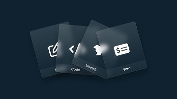 CSS Glassmorphism Cards Hover Effects