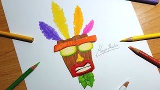 Cómo Dibujar A Aku Akuhow To Draw Aku Aku-Magicbocetos-Tutorial Paso A Paso