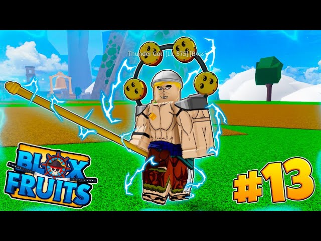 Fighting The Thunder God Enel And Getting Pole Using Dough! BLOX FRUITS