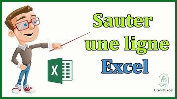 Comment sauter une ligne sur Excel