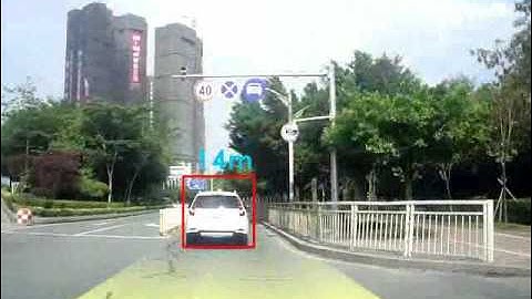Test under Hard Light丨AIDRIVING丨Artificial Vision Based ADAS Algorithm
