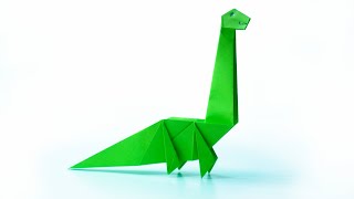 How To Make an Origami Dinosaur | Paper Craft