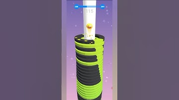 Stack  Ball 🏀 Game level  - 288 Gameplay #shorts #gamingwithrabia #stackball  #gameplay