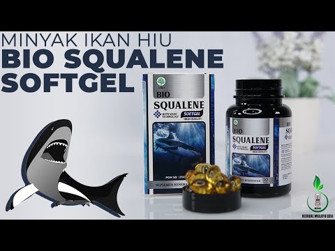 Bio Squalene Softgel - Suplemen Minyak Ikan Hiu Berkhasiat Untuk Kesehatan